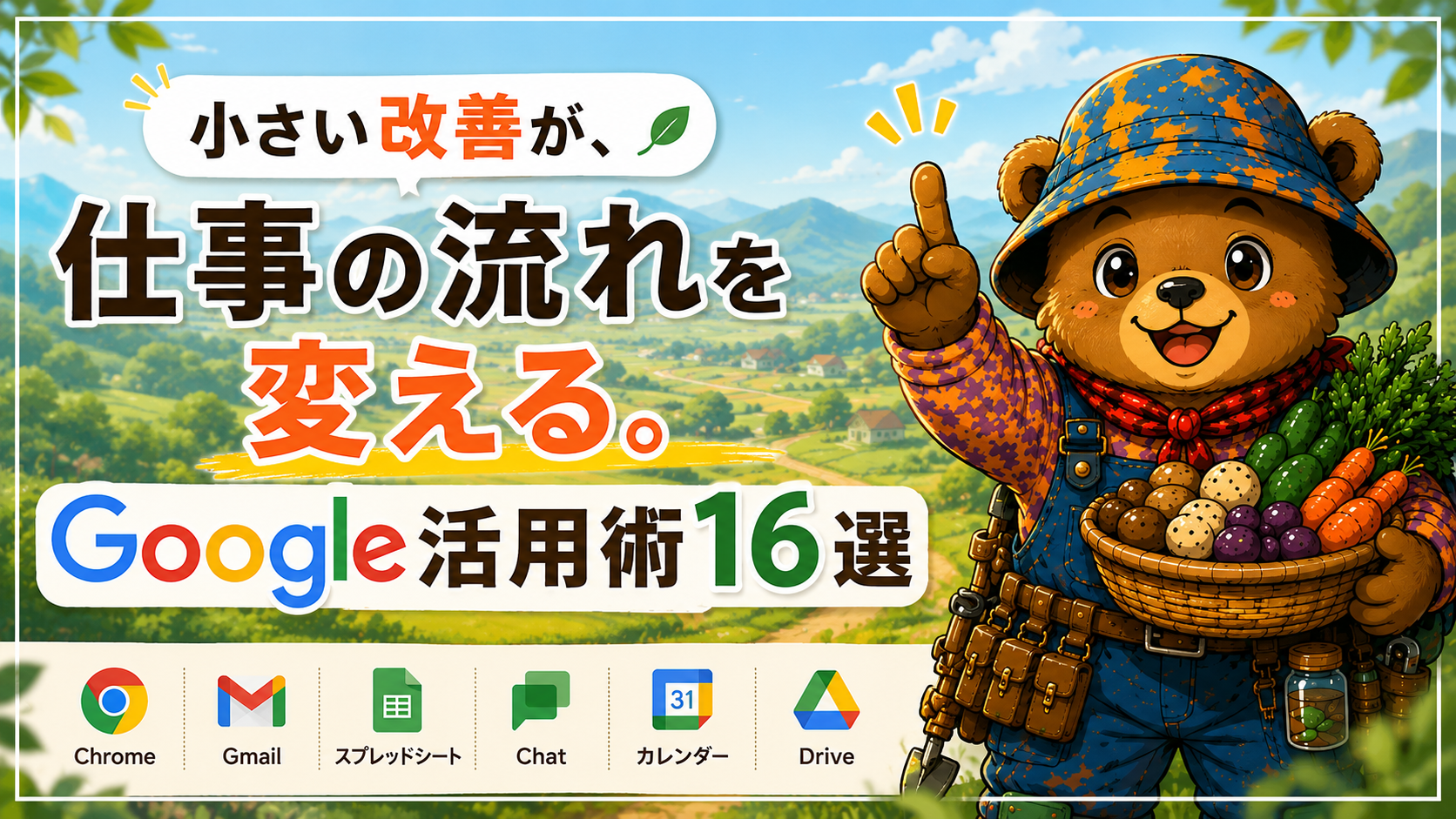 【まとめ】小さい改善が、仕事の流れを変える。Google活用術16選