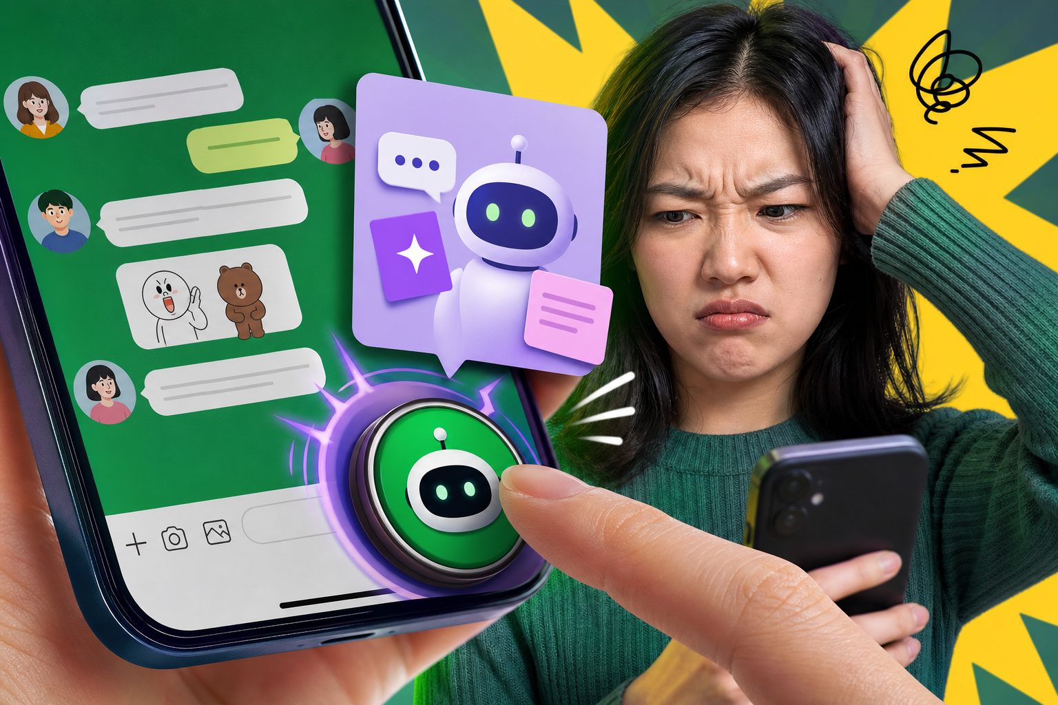LINE新AI機能が「邪魔すぎ」と炎上、非表示は30日間だけ