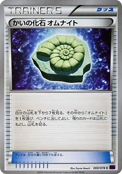 かいの化石 オムナイト
