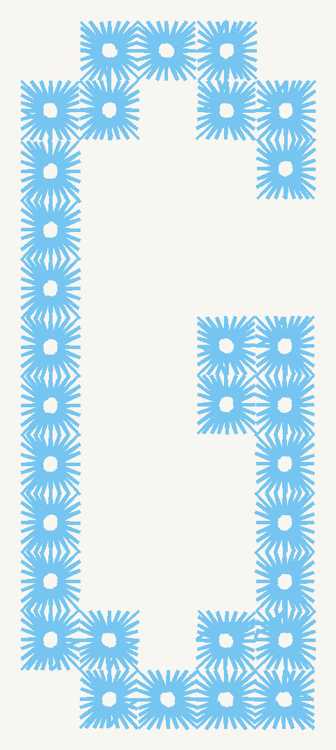 Font No.03 'G' | Prism Embroidery 777