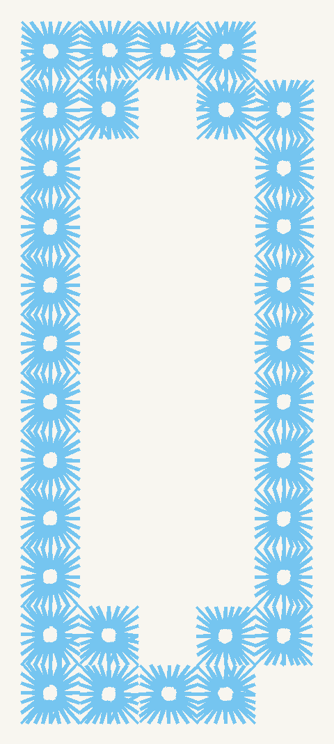 Font No.03 'D' | Prism Embroidery 777