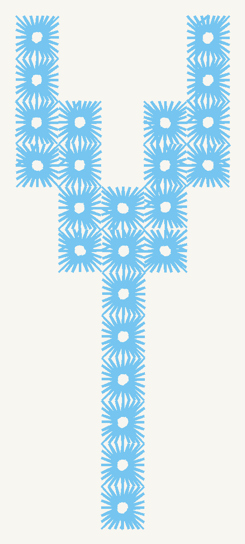 Font No.03 'Y' | Prism Embroidery 777