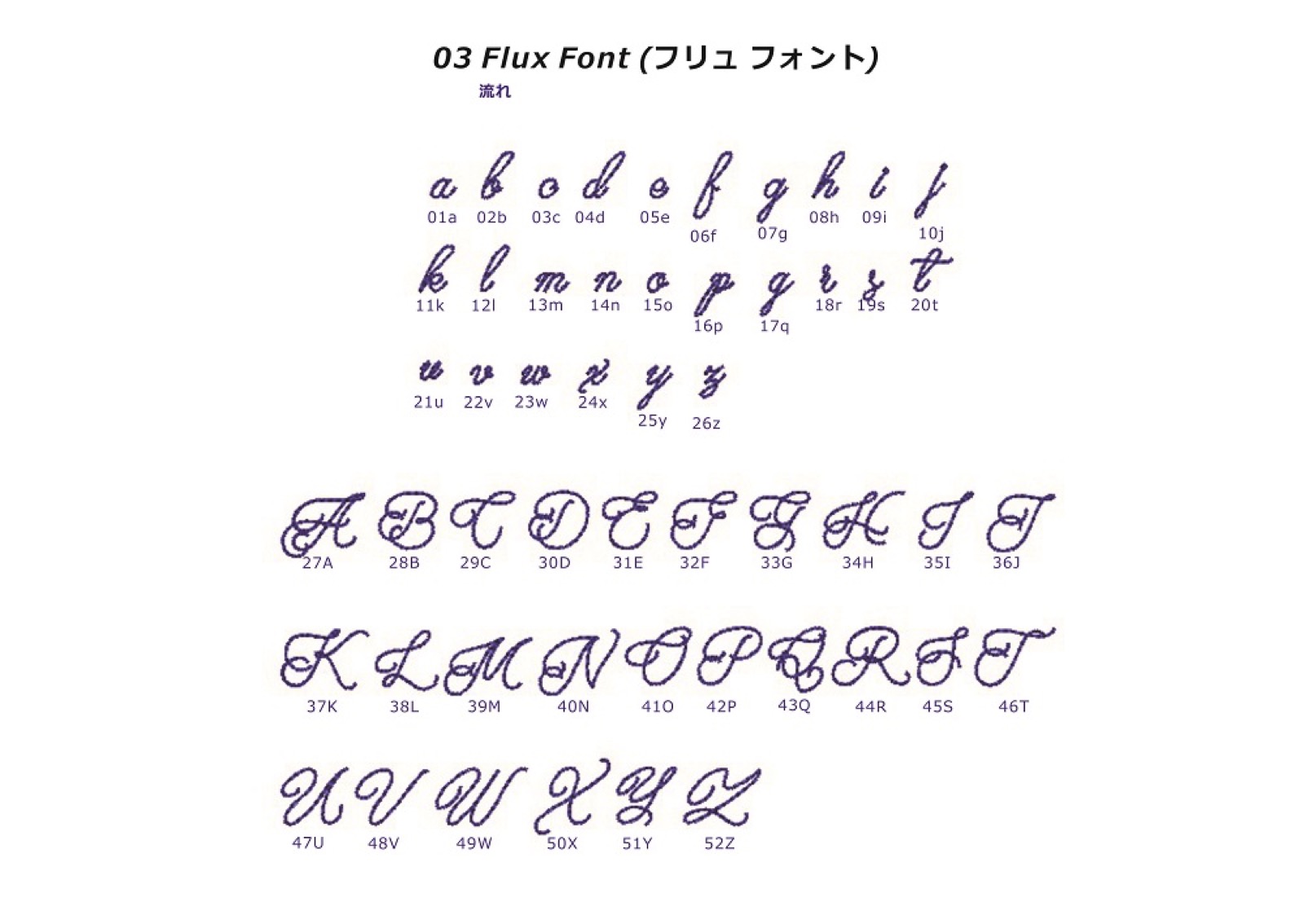 03 Flux Font | 52 Designs, Prism Antique Designs