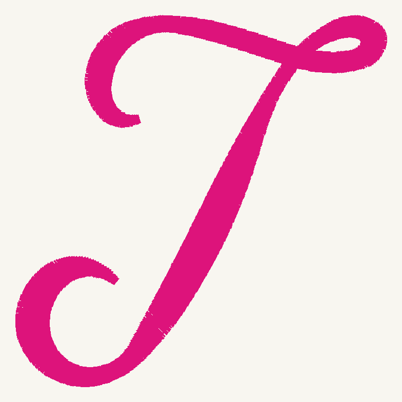 Font No.04 'J' | Prism Embroidery 777
