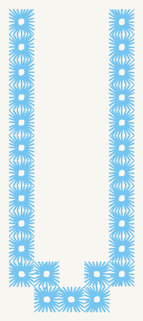Font No.03 'U' | Prism Embroidery 777