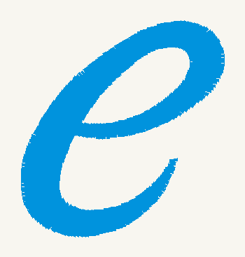Font No.04 'e' | Prism Embroidery 777
