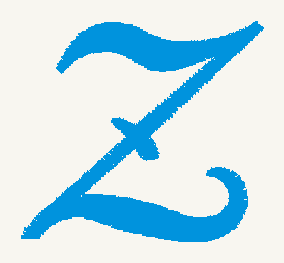 Font No.04 'z' | Prism Embroidery 777