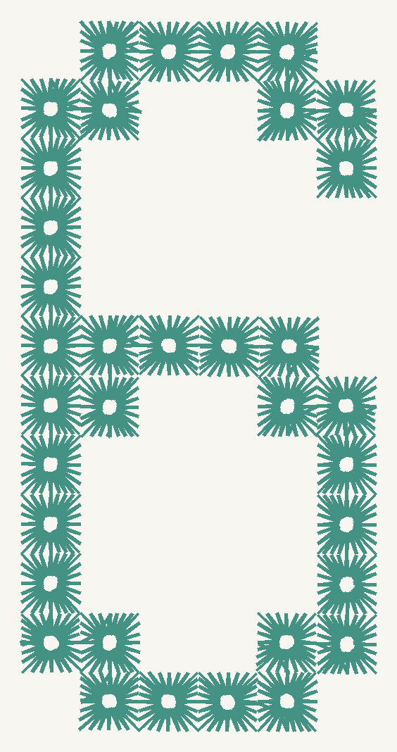 Font No.03 '6' | Prism Embroidery 777