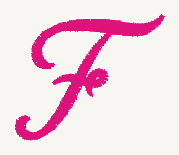 Font No.05 'F' | Prism Embroidery 777