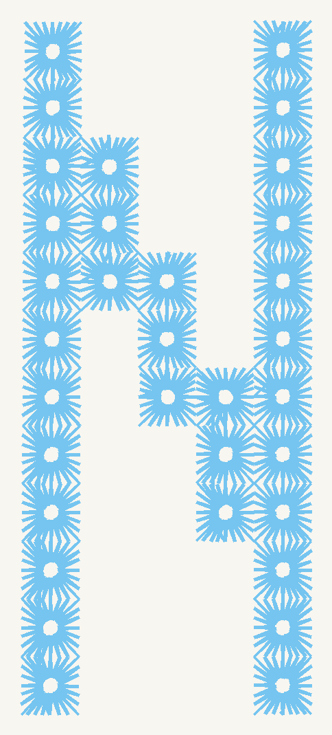 Font No.03 'N' | Prism Embroidery 777