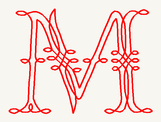 Vine Font Small & Big 13M | Prism Antique Designs 888