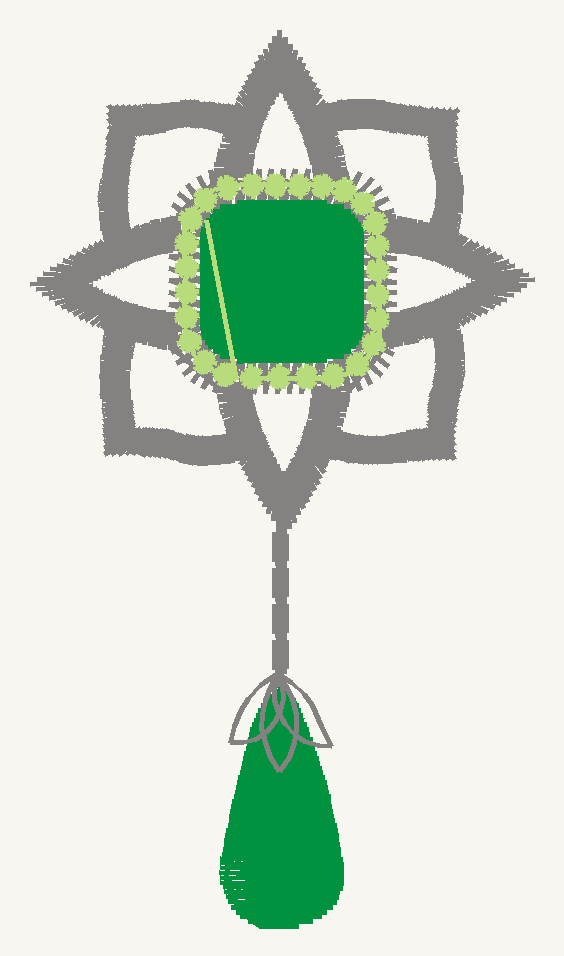 Decoration No.17 114 | Prism Embroidery 777