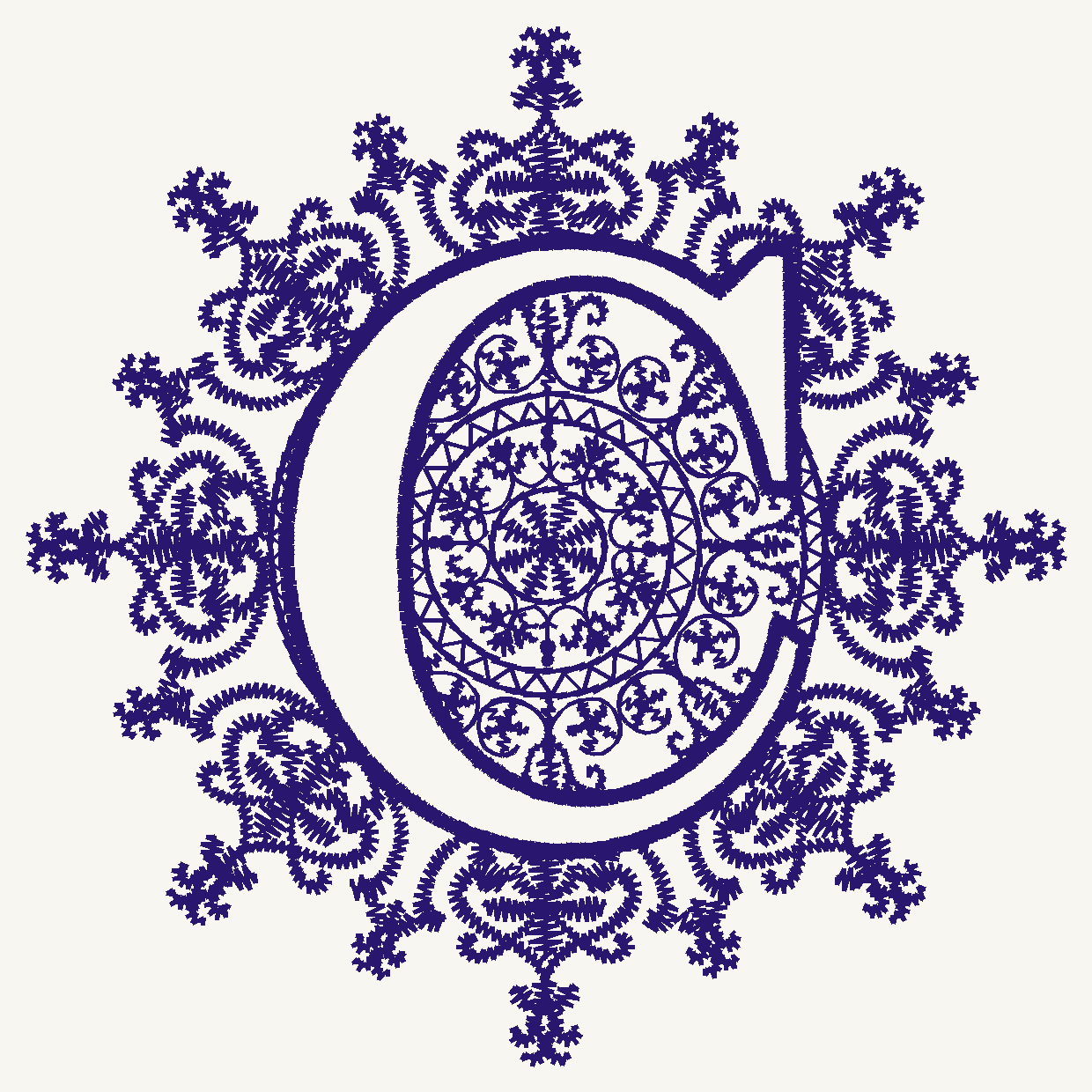 Font No.01 'C' | Prism Embroidery 777