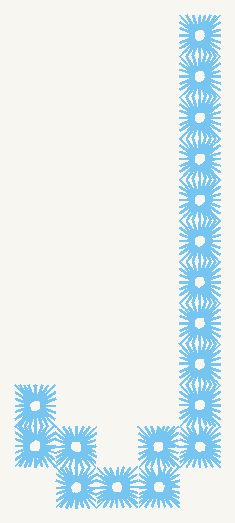Font No.03 'J' | Prism Embroidery 777