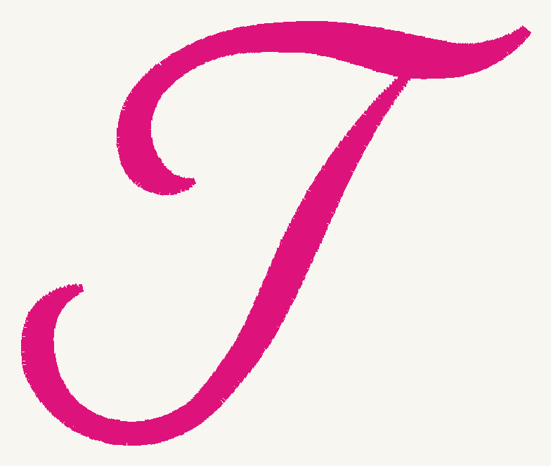 Font No.04 'T' | Prism Embroidery 777
