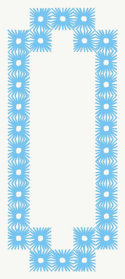 Font No.03 'O' | Prism Embroidery 777