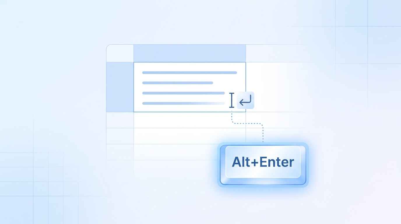 Excelのセル内で改行できない?Alt+Enterが効かない原因5つと正しい改行方法【Windows・Mac】 | ワカラン?